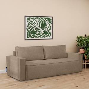 NAPI II Sofa 3 Sitzer Hellbraun - Breite: 228 cm