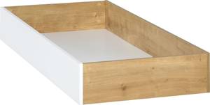 Schublade zu Bett NATURE Weiß - Holzwerkstoff - 149 x 22 x 62 cm