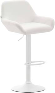 Tabouret de bar Braga Lot de 2 Blanc - Blanc