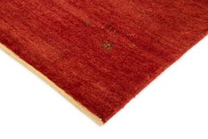 Tapis Gabbeh XXIII Rouge - Textile - 143 x 2 x 215 cm