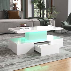 Couchtisch mit LED | A-I-10 Weiß