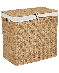 Aufbewahrungsbox LANGSON Beige - Blau - Naturfaser - 30 x 50 x 50 cm