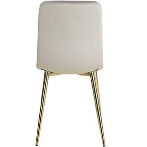 Stuhl 2218 Cremeweiß - Grau - Einzelstuhl
