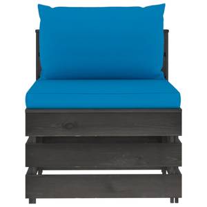 Gartensofa Blau - Massivholz - Holzart/Dekor - 70 x 66 x 69 cm