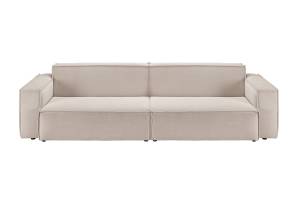 Sofa SAMU Feincord Beige - Breite: 266 cm