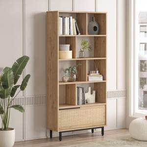 Vitrinenschrank OCEAN SC84 1D Beige - Hellbraun