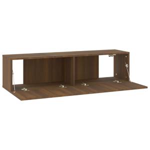 Meuble tv mural 3002089-3 Marron - Bois manufacturé - 120 x 30 x 30 cm