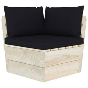 Mobilier de jardin (lot de 9) 3016490-21 Noir