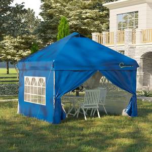 Pop-up Zelt 84C-275BU Blau - Textil - 300 x 284 x 300 cm