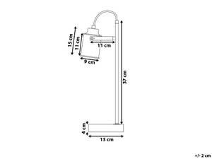 Lampe de table MUNDAKA Cuivre - Gris