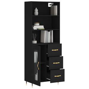 Highboard DE3486 Schwarz - Holzwerkstoff - 34 x 180 x 70 cm