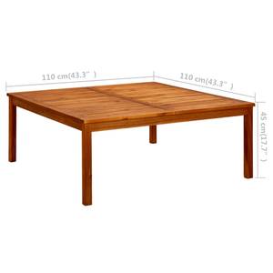 Table basse Marron - Bois massif - Bois/Imitation - 110 x 45 x 110 cm