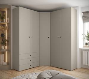 Garderobe Inova 2 Z1 Schwarz - Grau