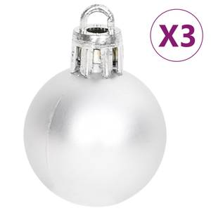 Weihnachtskugel-Set (70-teilig) 3028561 Silber - Weiß