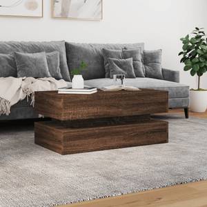 Couchtisch D279 Eiche Schwarzbraun Dekor - Tiefe: 90 cm