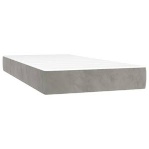 Boxspringbett 3017268-4 Hellgrau - 80 x 203 cm