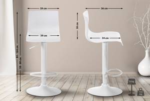 Tabouret de bar Hover Blanc - Blanc