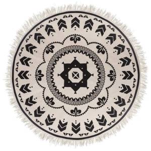 Teppich mit Mandala-Muster Naturfaser - 120 x 120 x 120 cm