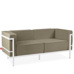 Gartensofa TRIGLO Beige - Weiß - Breite: 164 cm