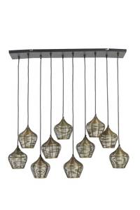 Suspension ALVARO Bronze - Doré - 25 x 30 x 120 cm