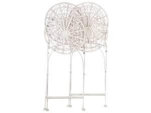 Chaise de jardin SCAFA Blanc - Métal - 45 x 94 x 47 cm