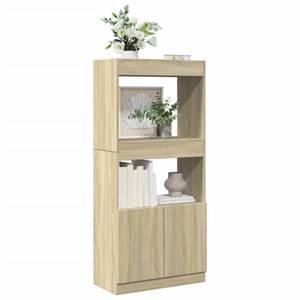 Highboard DE8614 Braun - Holzwerkstoff - 33 x 140 x 63 cm