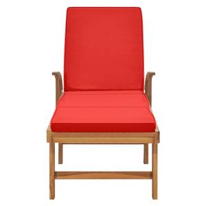 Chaise longue Rouge - Nombre de pièces dans le lot : 1