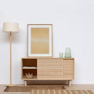 Sideboard Cala Massivholz - Holzart/Dekor - 120 x 65 x 35 cm