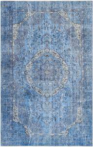 Tapis Ultra Vintage XV Bleu - Textile - 163 x 1 x 254 cm