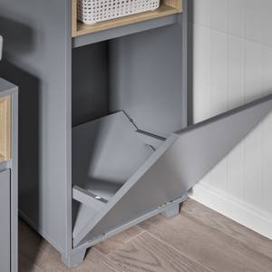 Wäscheschrank BZR146-DG Grau - 35 x 105 x 30 cm