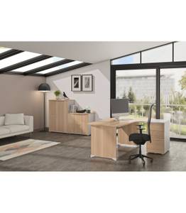 Bureau Jazz Beige - Bois manufacturé - 105 x 74 x 160 cm