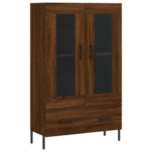 Highboard DE2163 Eiche Schwarzbraun Dekor