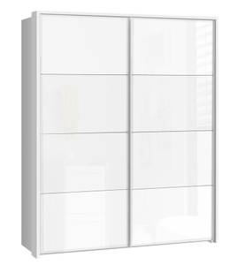 Schwebetürenschrank Sophie 6V-3 Weiß - Holzwerkstoff - 181 x 215 x 68 cm