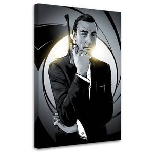 Leinwandbild James Bond Nikita Abakumov 40 x 60 cm