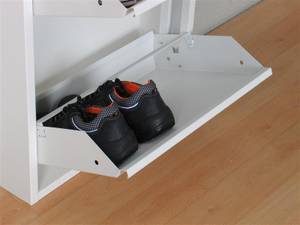 Schuhschrank Pisa Cremeweiß - Weiß