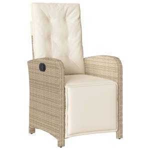 Bistro-Set-k456 ( 3-tlg ) Beige - Massivholz - Höhe: 1 cm