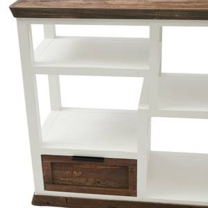 Meuble bas Metropolitan Blanc - Bois massif - 150 x 80 x 37 cm