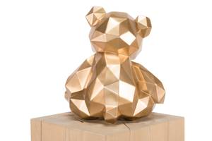 Skulptur Sweet Dreams Gold - Kunststein - Kunststoff - 30 x 28 x 23 cm