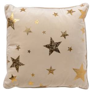 Dekokissen Stars Weiß - Textil - 45 x 15 x 45 cm