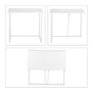 Bureau pliable Blanc