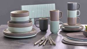 Kaffeebecher Jasper 4er Set Taupe