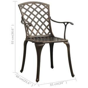 Chaise de jardin Bronze