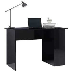 Schreibtisch Schwarz - Holzwerkstoff - Massivholz - 110 x 73 x 110 cm
