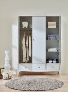 l' armoire Baroque Blanc crème - Blanc - Largeur : 143 cm