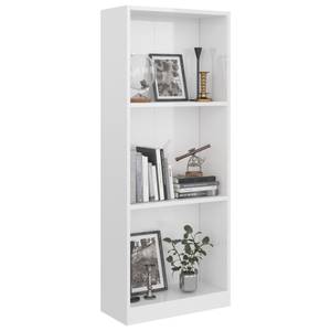 Bücherregal 3016500-2 Hochglanz Weiß - 40 x 109 cm