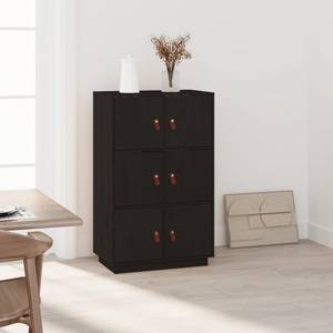 Highboard DE2929 Schwarz - Massivholz - 40 x 109 x 67 cm