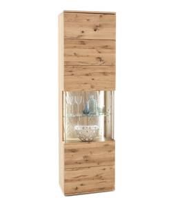 Vitrine Samir 4 Braun - Holzart/Dekor - Holz teilmassiv - 60 x 208 x 37 cm