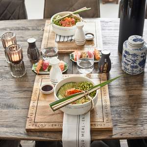 RM Loves Sushi Geschirr assecoire Weiß - Porzellan - Stein - 7 x 13 x 7 cm