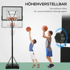 Basketballständer A61-029BK Braun - Kunststoff - 60 x 310 x 90 cm