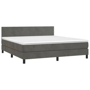 Boxspringbett 3017290-4 Dunkelgrau - Breite: 160 cm